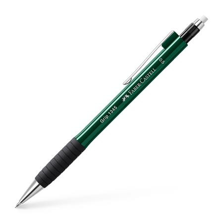 Nyomósirón, 0,5 mm, FABER-CASTELL "Grip 1345", zöld