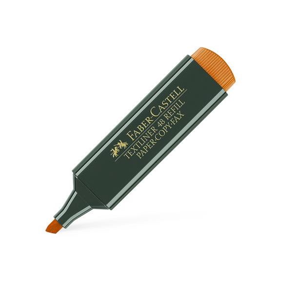 Szövegkiemelő, 1-5 mm, FABER-CASTELL, "Textliner 48", narancs