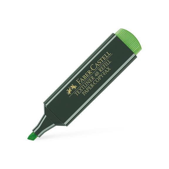 Szövegkiemelő, 1-5 mm, FABER-CASTELL, "Textliner 48", zöld