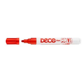 Lakkmarker, 2-4 mm, ICO "Decomarker" piros