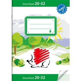   Füzet, tűzött, A5, sima, 32 lap, ICO "Süni Sulikész", "20-32"