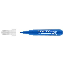   Textilmarker, 1-3 mm, kúpos, ICO "XXL T-Shirt", kék