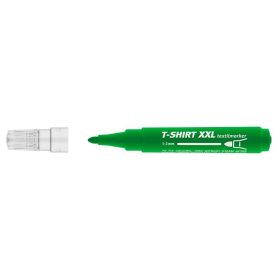   Textilmarker, 1-3 mm, kúpos, ICO "XXL T-Shirt", zöld