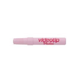   Szövegkiemelő, 1-4 mm, ICO "Videotip", pasztell rózsaszín