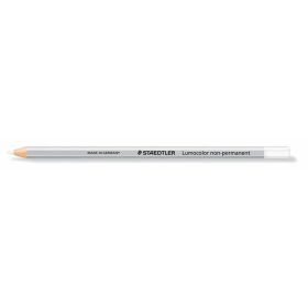   Jelölőceruza, hatszögletű, mindenre író, lemosható (omnichrom), STAEDTLER "Lumocolor 108", fehér
