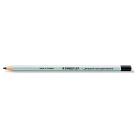   Jelölőceruza, hatszögletű, mindenre író, lemosható (omnichrom), STAEDTLER "Lumocolor 108", fekete