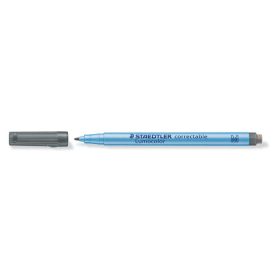   Alkoholmentes marker, OHP, 1 mm, STAEDTLER "Lumocolor® 305 M", fekete