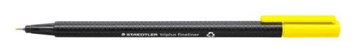Tűfilc, 0,3 mm, STAEDTLER "Triplus 334", sárga