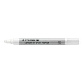   Krétamarker, 2,4 mm, kúpos, STAEDTLER "Lumocolor® 344", fehér