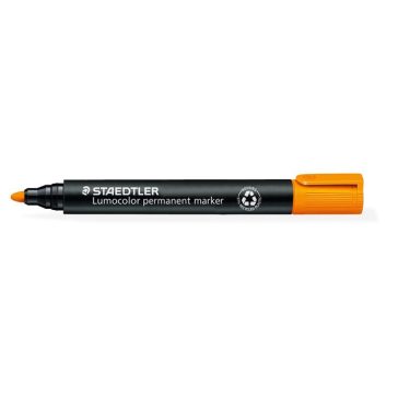 Alkoholos marker, 2 mm, kúpos, STAEDTLER "Lumocolor® 352", narancssárga