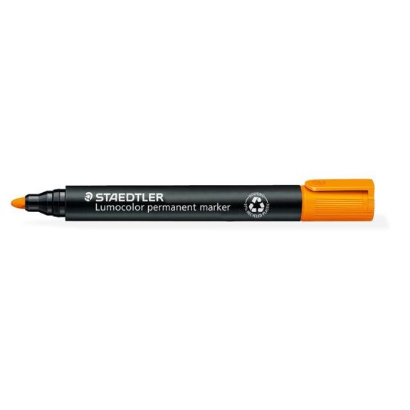 Alkoholos marker, 2 mm, kúpos, STAEDTLER "Lumocolor® 352", narancssárga Alkoholos marker, 2 mm, kúpos, STAEDTLER "Lumocolor® 352", narancssárga