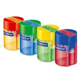   Hegyező, kétlyukú, tartályos, STAEDTLER "512", vegyes színek