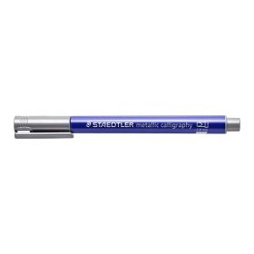   Kalligrafikus marker, STAEDTLER "8325", metál ezüst