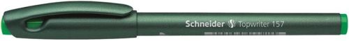 Filctoll, 0,8 mm, SCHNEIDER "Topwriter 157", zöld