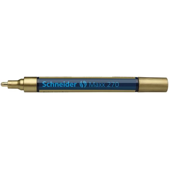 Lakkmarker, 1-3 mm, SCHNEIDER "Maxx 270", arany Lakkmarker, 1-3 mm, SCHNEIDER "Maxx 270", arany