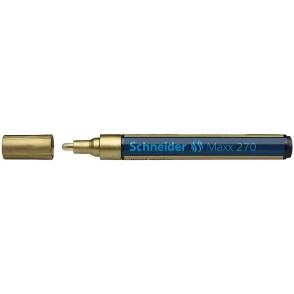 Lakkmarker, 1-3 mm, SCHNEIDER "Maxx 270", arany Lakkmarker, 1-3 mm, SCHNEIDER "Maxx 270", arany