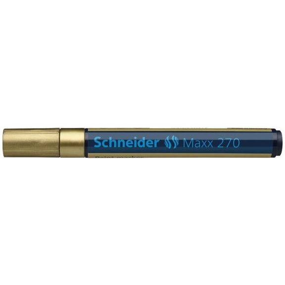 Lakkmarker, 1-3 mm, SCHNEIDER "Maxx 270", arany Lakkmarker, 1-3 mm, SCHNEIDER "Maxx 270", arany