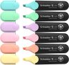 Szövegkiemelő készlet, 1-5 mm, SCHNEIDER "Job Pastel", 6 különböző pasztell szín