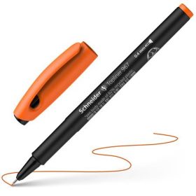   Tűfilc, 0,4 mm, SCHNEIDER "Topliner 967", narancssárga