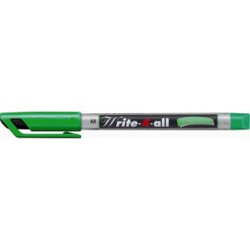   Alkoholos marker, 1 mm, kúpos, STABILO "Write-4-all", zöld