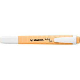   Szövegkiemelő, 1-4 mm, STABILO "Swing cool Pastel", halvány narancs