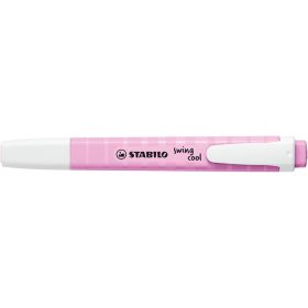   Szövegkiemelő, 1-4 mm, STABILO "Swing cool Pastel", deres málna