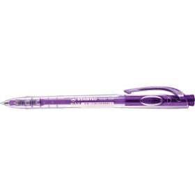   Golyóstoll, 0,38 mm, nyomógombos, STABILO "Liner 308", lila