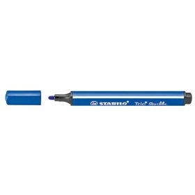   Filctoll, 1,5-2 mm, rugós hegy, STABILO "Trio Scribbi", kék