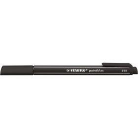 Filctoll, 0,8 mm, STABILO "Point Max", fekete