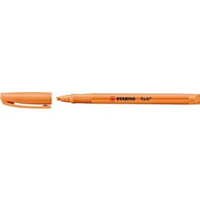   Szövegkiemelő, 1-3,5 mm, STABILO "Flash", narancssárga