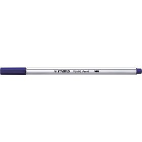 Ecsetirón, STABILO "Pen 68 brush", sötétkék