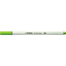 Ecsetirón, STABILO "Pen 68 brush", fűzöld