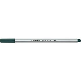 Ecsetirón, STABILO "Pen 68 brush", földeszöld