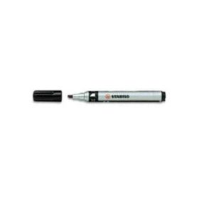   Alkoholos marker, 1-4 mm, vágott, STABILO "Mark-4-all", fekete