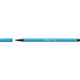 Filctoll, 1 mm, STABILO "Pen 68", neon kék