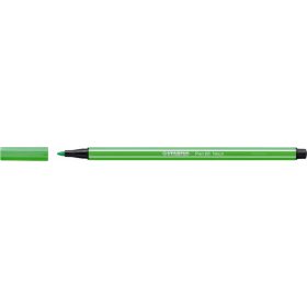 Filctoll, 1 mm, STABILO "Pen 68", neon zöld