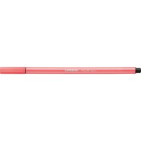Filctoll, 1 mm, STABILO "Pen 68", neon piros