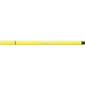 Filctoll, 1 mm, STABILO "Pen 68", citromsárga