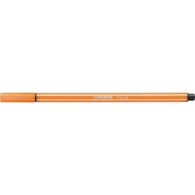   Filctoll, 1 mm, STABILO "Pen 68", halvány narancssárga