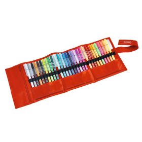   Filctoll, készlet, 1 mm, felcsavarható szett, STABILO "Pen 68", 30 különböző szín