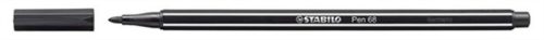 Filctoll, 1 mm, STABILO "Pen 68", fekete