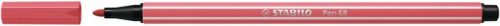 Filctoll, 1 mm, STABILO "Pen 68", rozsdavörös
