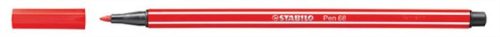 Filctoll, 1 mm, STABILO "Pen 68", kármin piros