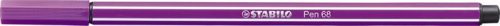 Filctoll, 1 mm, STABILO "Pen 68", orgona lila