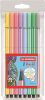 Filctoll készlet, 1 mm, STABILO "Pen 68", 8 pasztell szín
