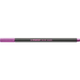   Filctoll, 1,4 mm, STABILO "Pen 68 metallic", metál rózsaszín