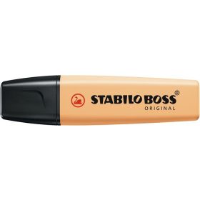   Szövegkiemelő, 2-5 mm, STABILO "BOSS original Pastel", fakó narancs