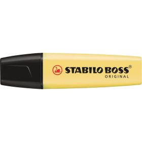   Szövegkiemelő, 2-5 mm, STABILO "BOSS original Pastel", vanília