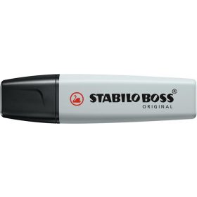   Szövegkiemelő, 2-5 mm, STABILO "BOSS original Pastel", poros szürke