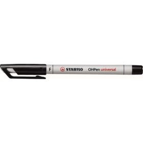   Alkoholmentes marker, OHP, 0,7 mm, STABILO "OHPen F", fekete